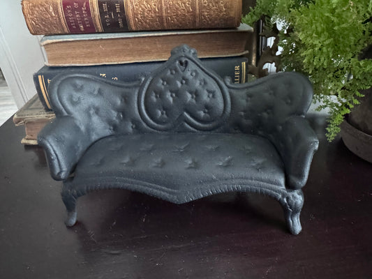 Cast Iron Miniature Sofa