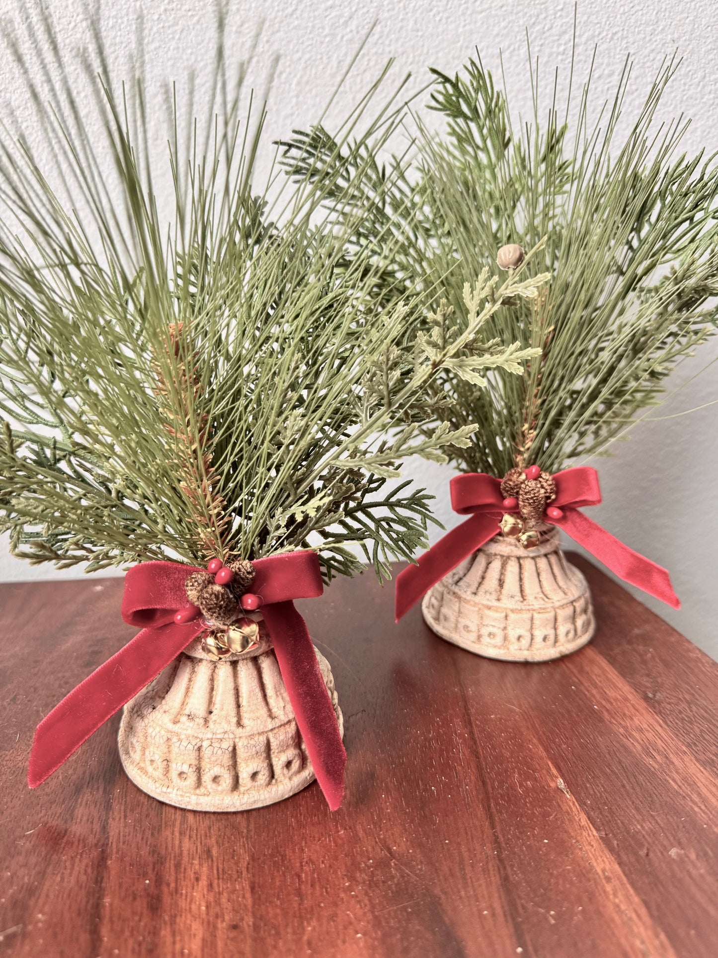 Hand Painted and Aged Candle Holder