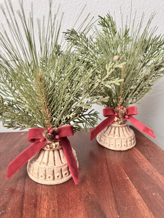 Hand Painted and Aged Candle Holder