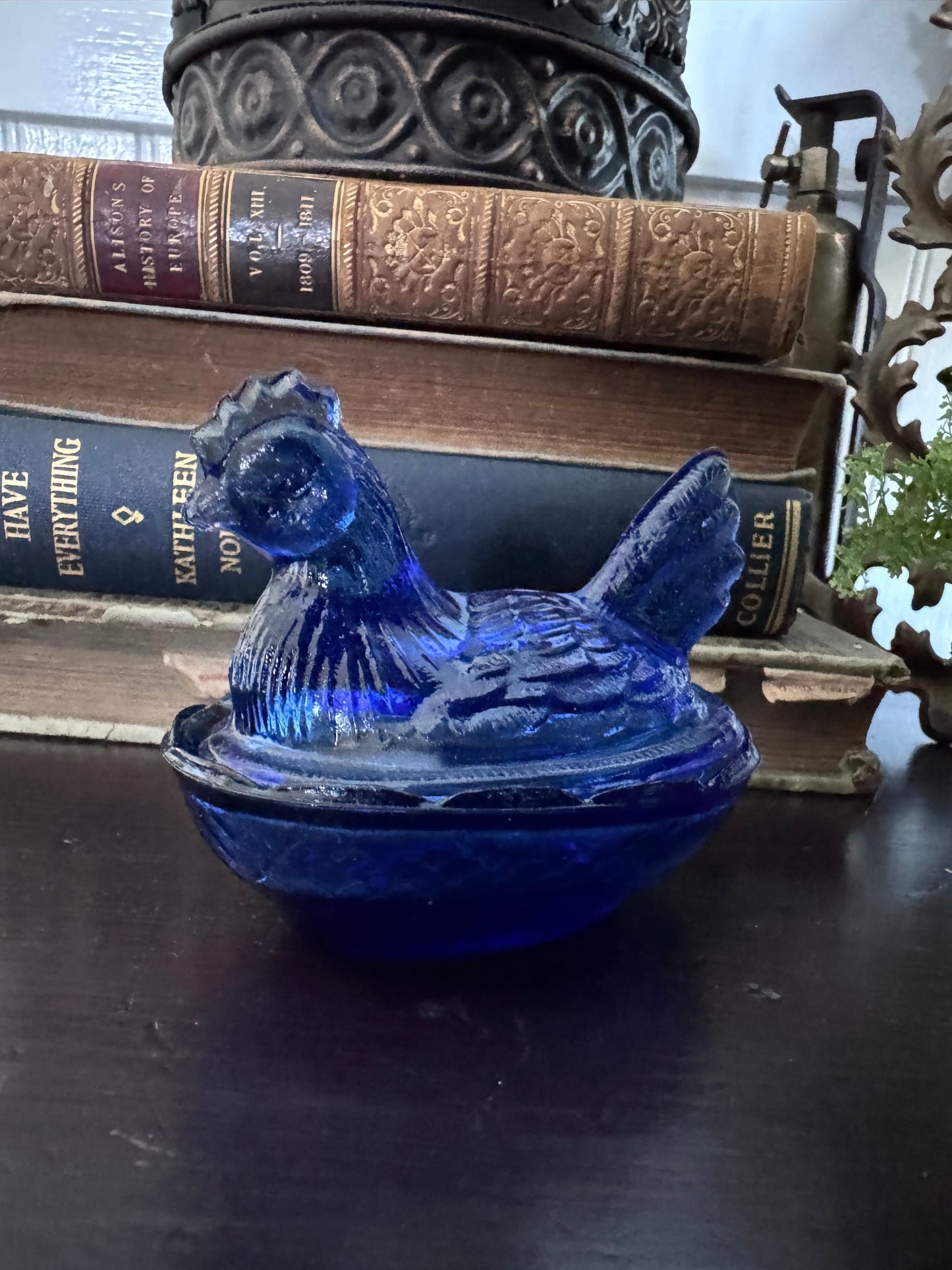 Hen on Nest Salt Cellar