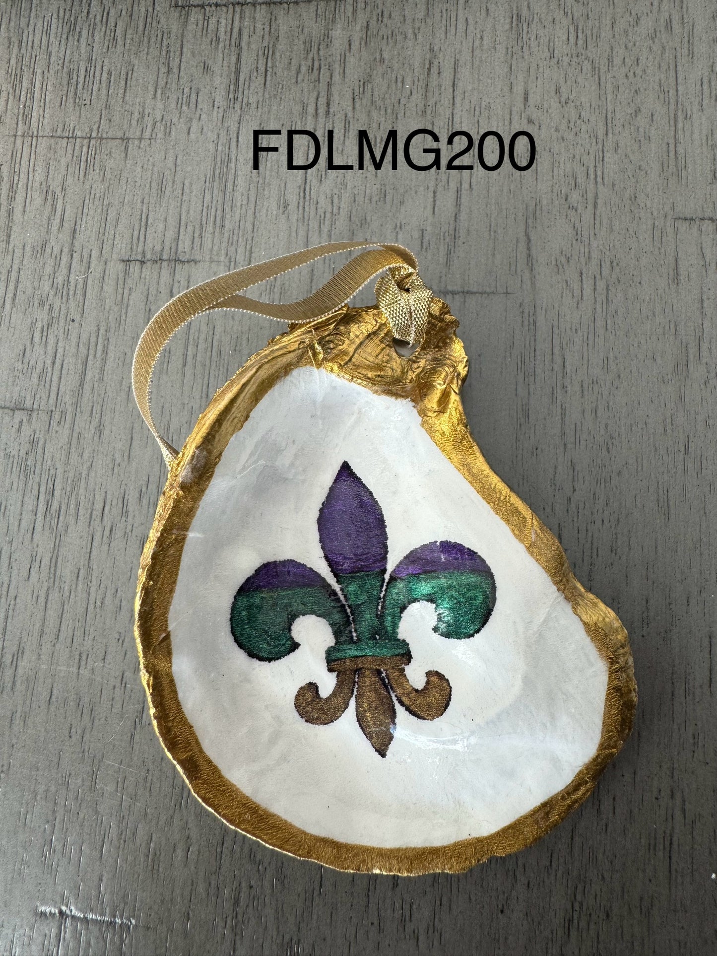 Fleur de Lis Mardi Gras Ornament