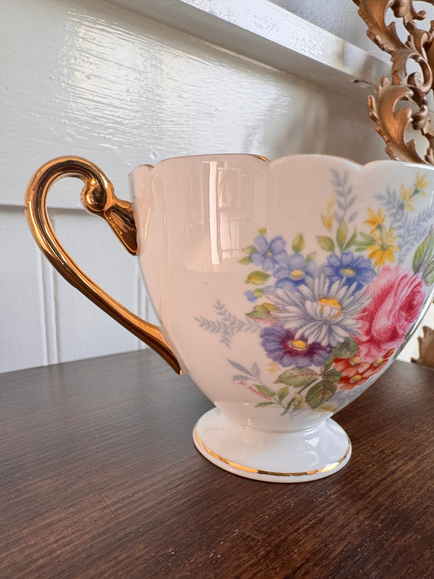 Shelly England Signed Tea cup