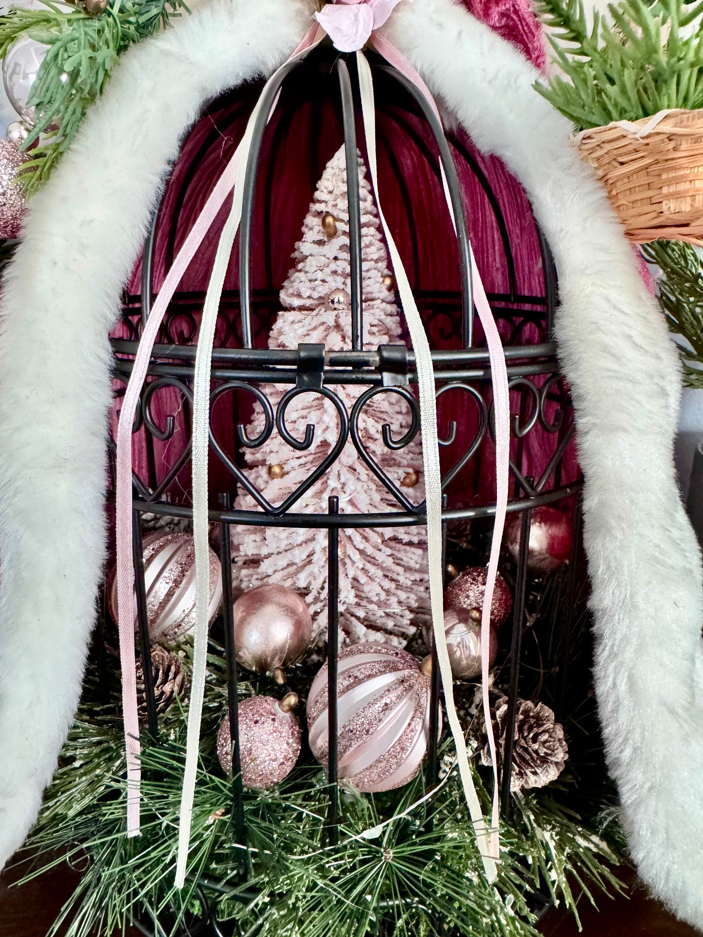 Angel with Christmas Scene