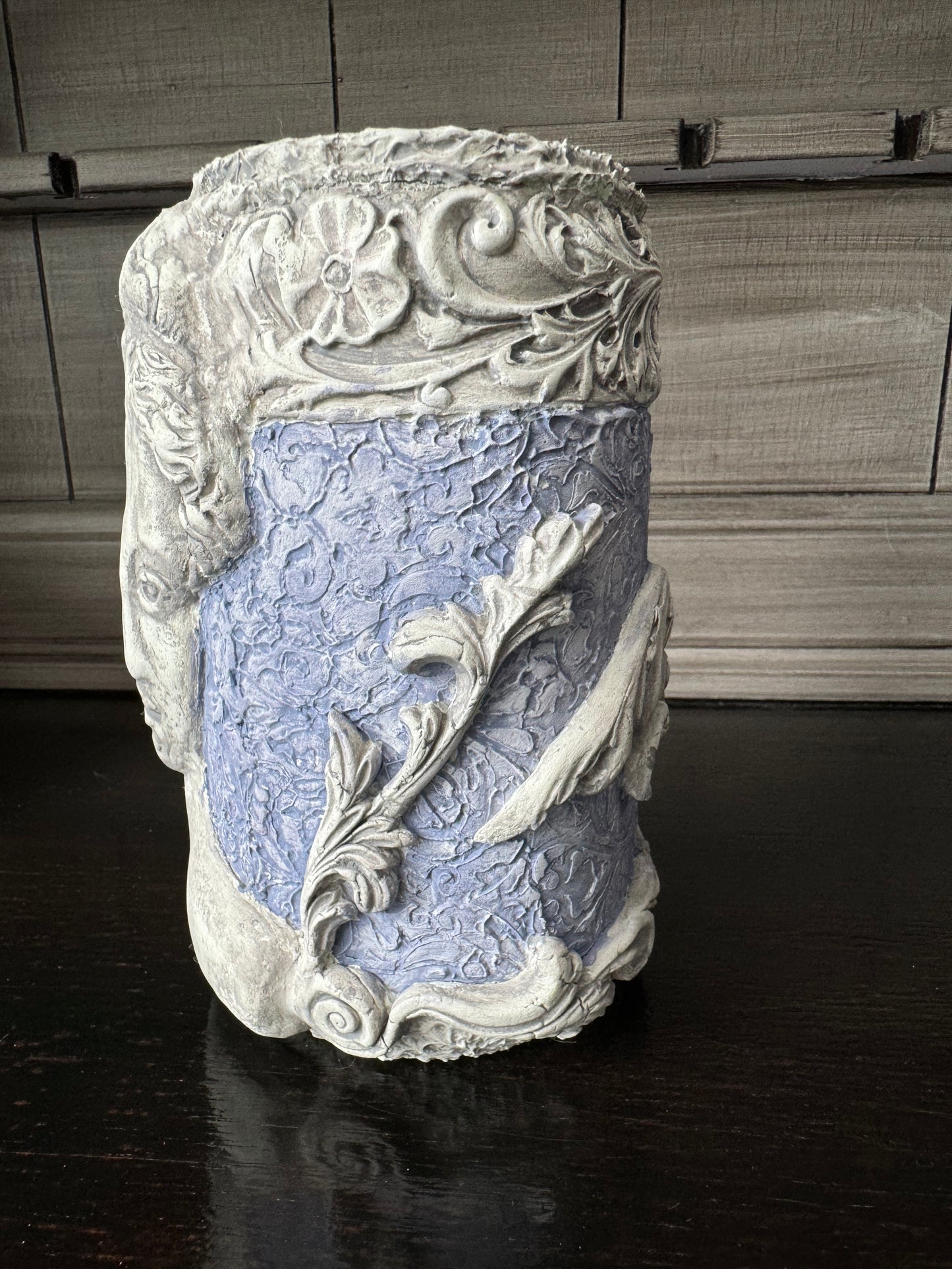 Hand Painted Glass Vase