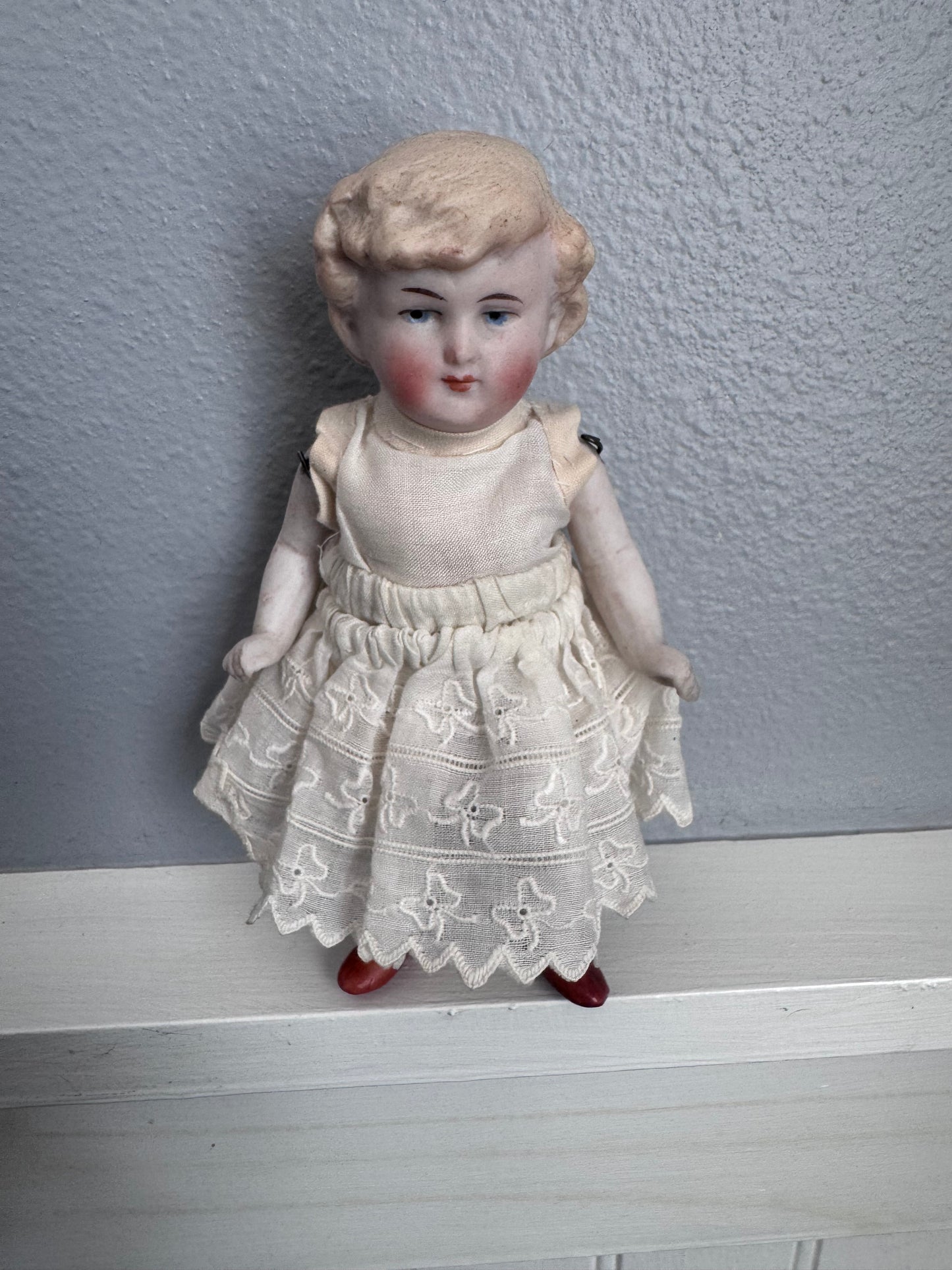 German Bisque Wrestler Body Doll