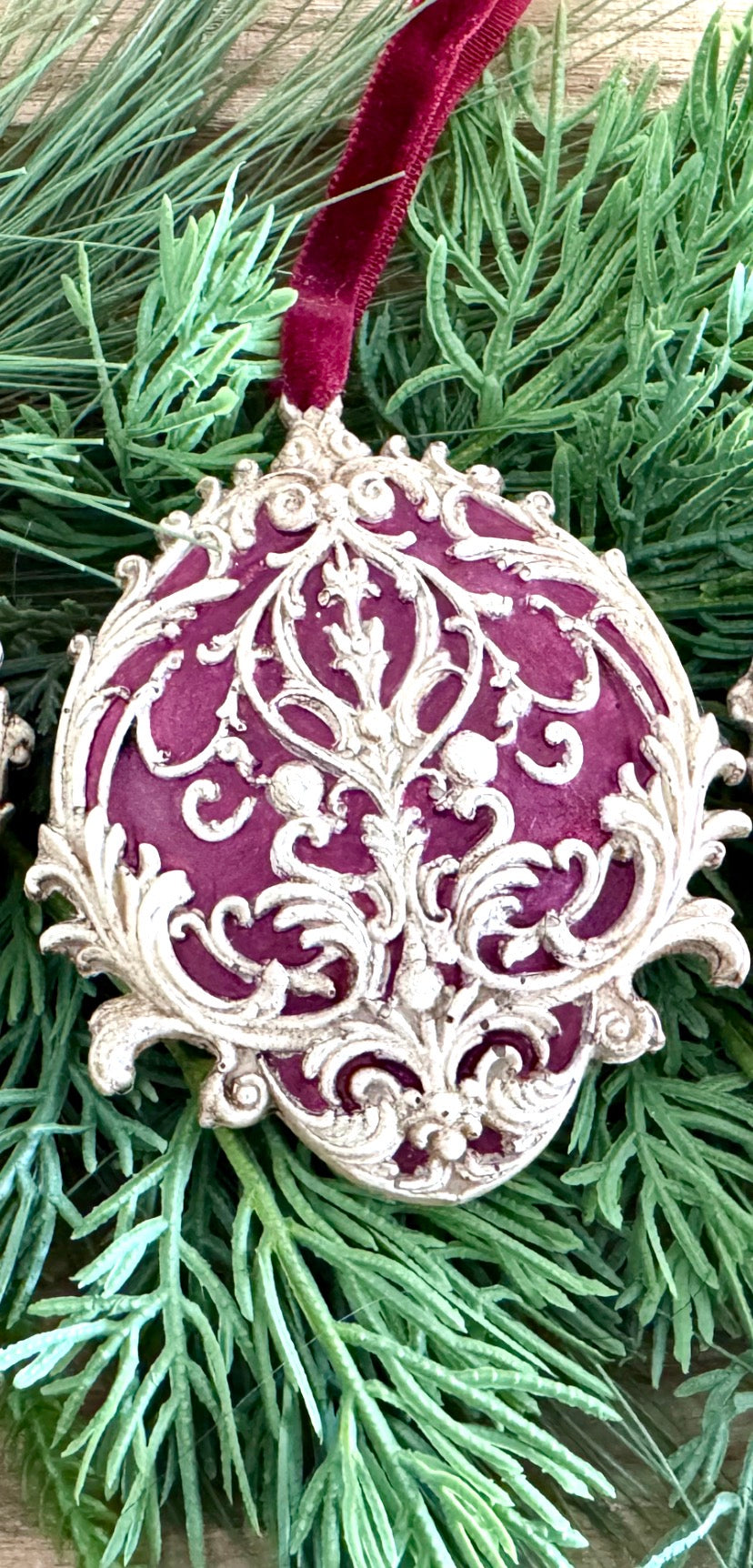 French Style Christmas Ornaments (5 color options available)