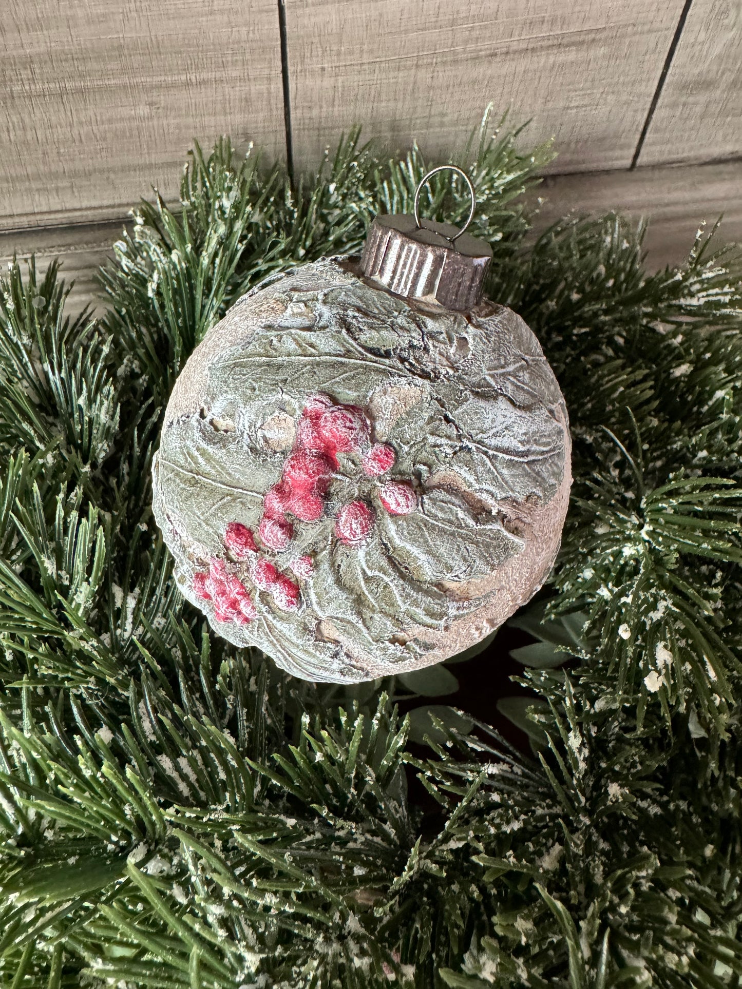 Christmas Holly Ornaments