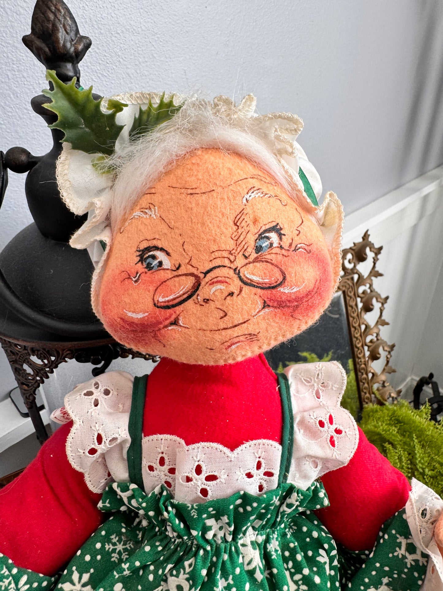 Vintage Large Annalee "Mrs. Claus" Christmas Doll