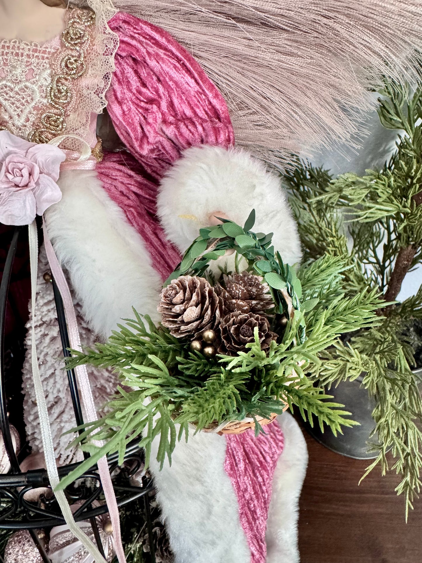 Angel with Christmas Scene