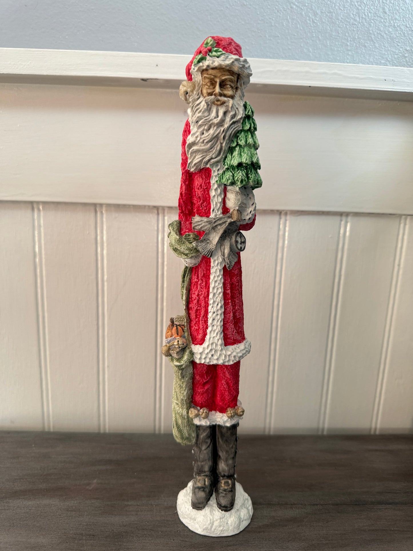 Hand painted Pencil Santa