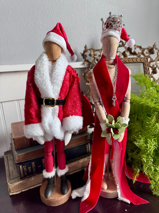 Santa and Mrs Claus Mannequin