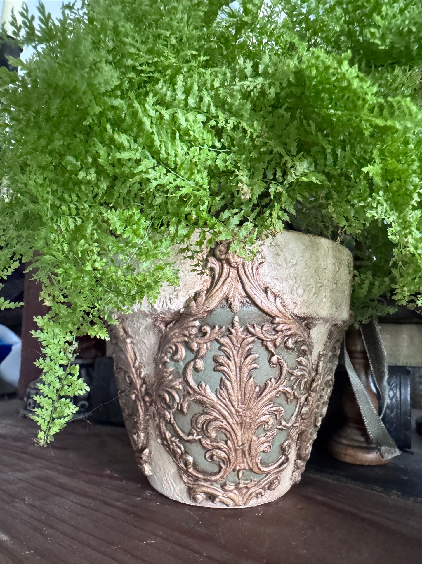 Hand Painted Terracotta Pot