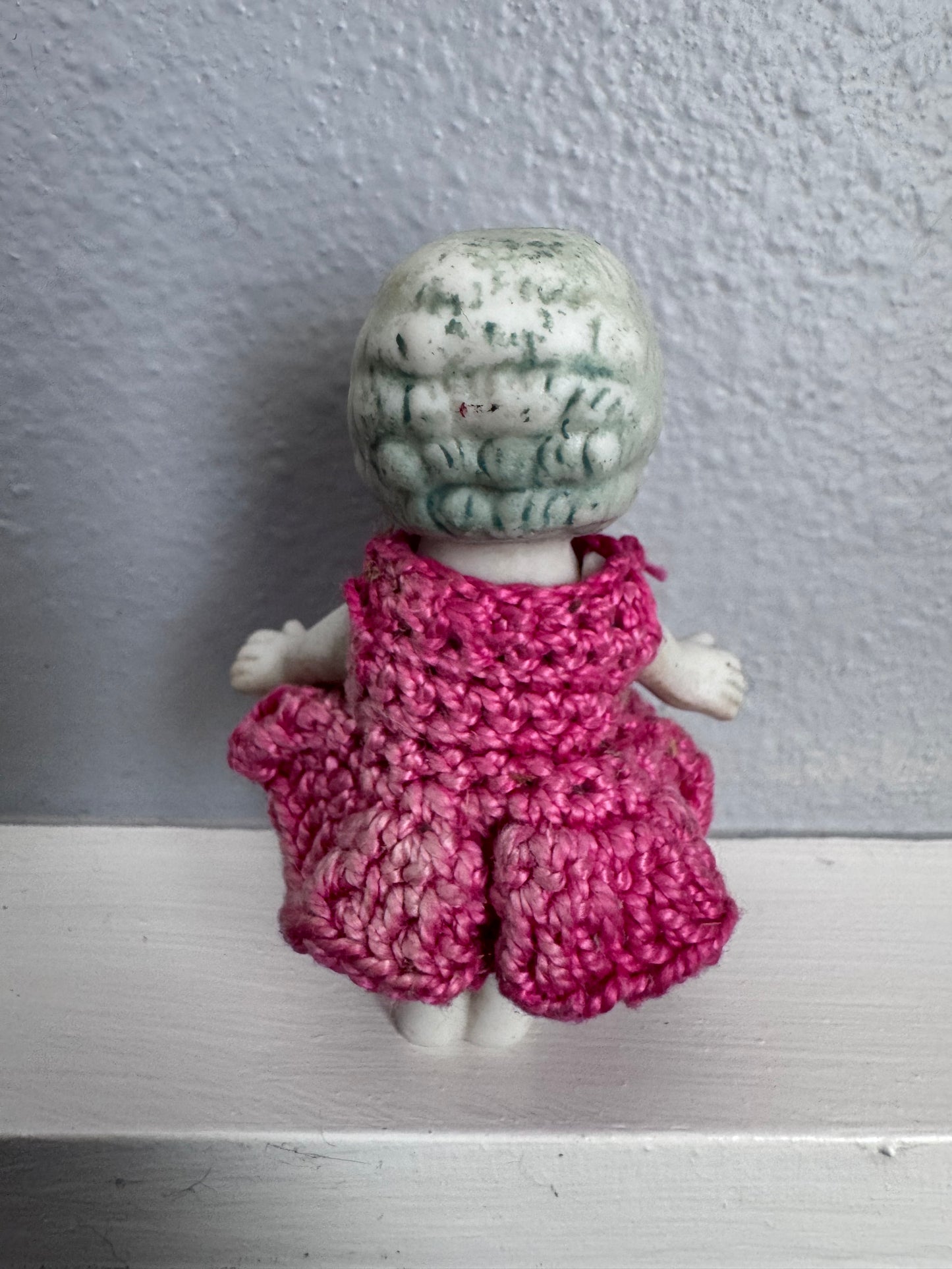 Small Bisque Doll W/ Jointed Arms
