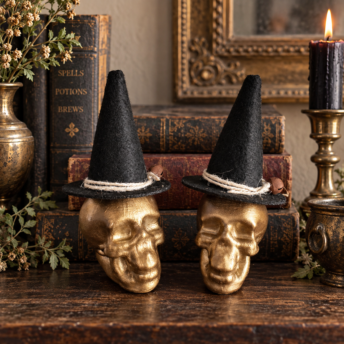 Glass Skull Dropper Bottle