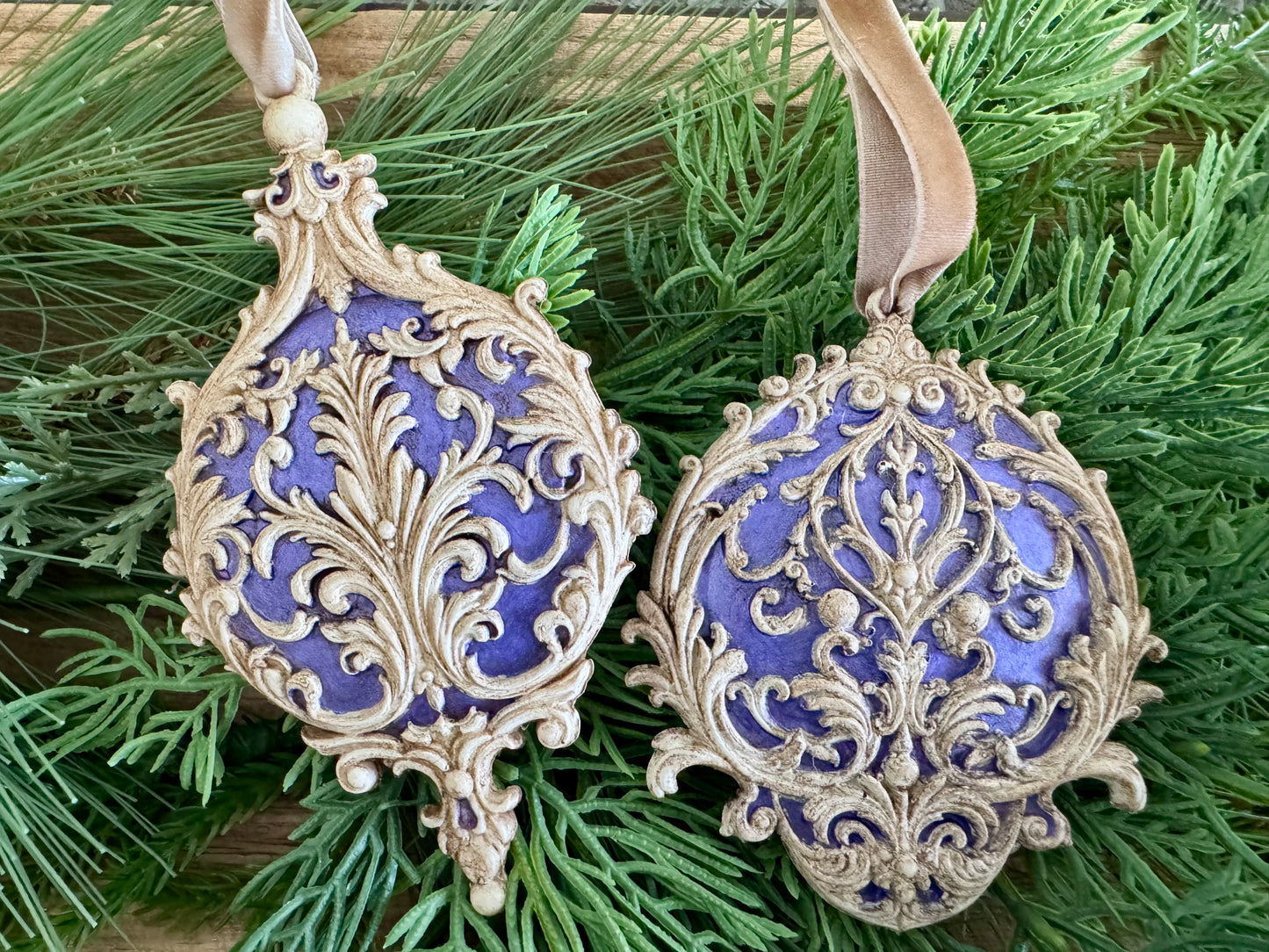 French Style Christmas Ornaments (5 color options available)