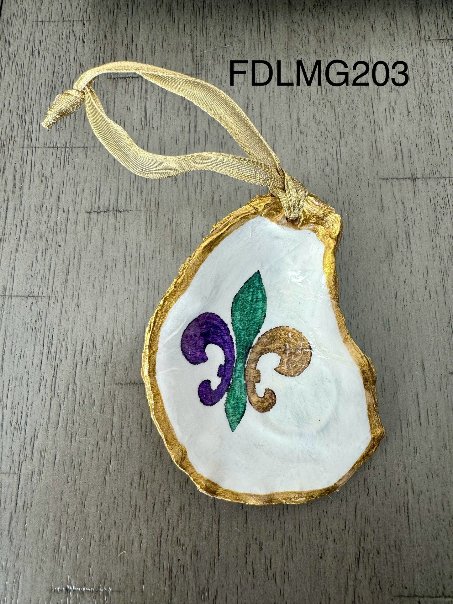 Fleur de Lis Mardi Gras Ornament