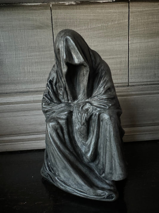 Hooded Ghost Grim Reaper Statue