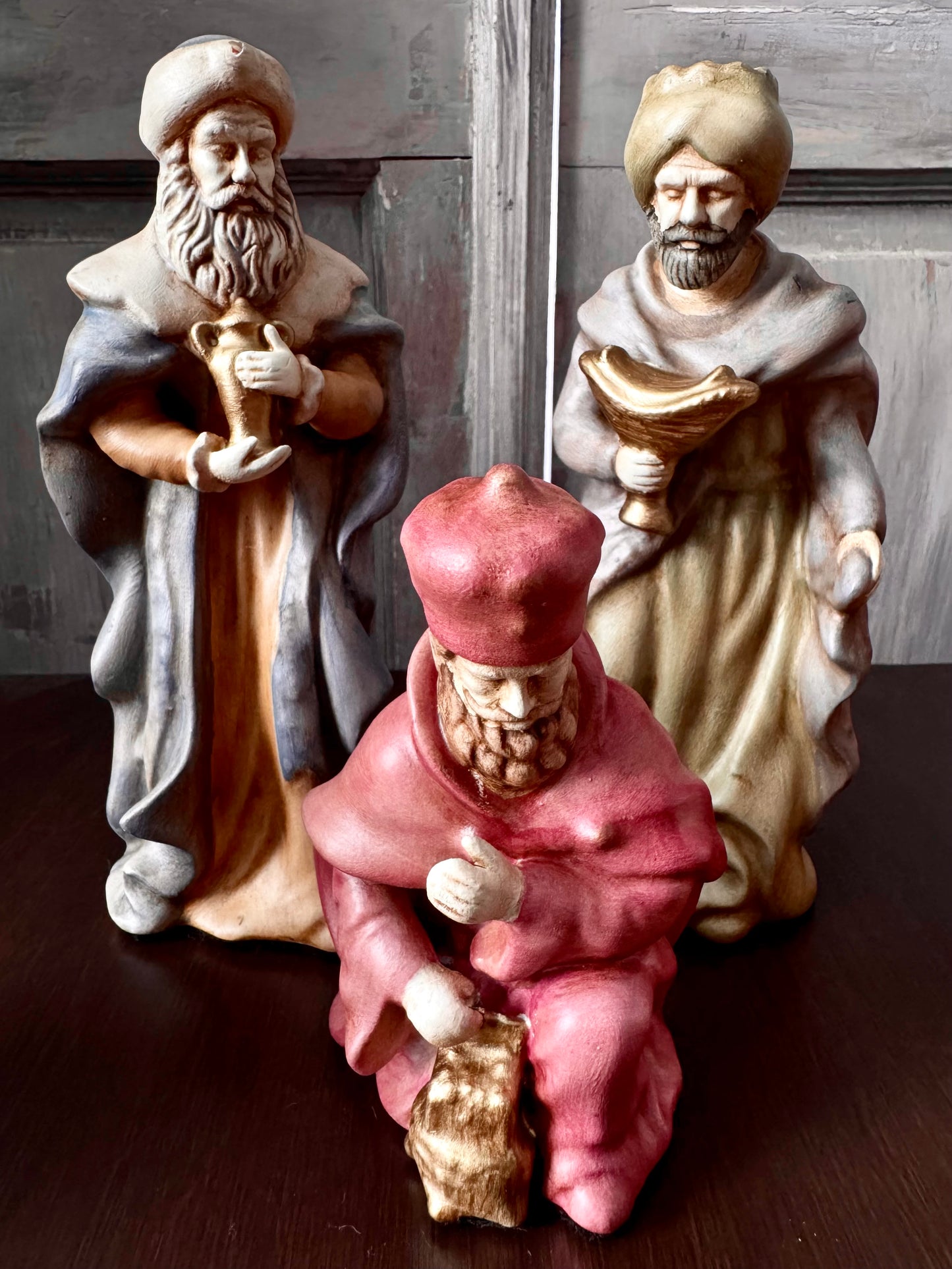 Hand Painted Nativity Set
