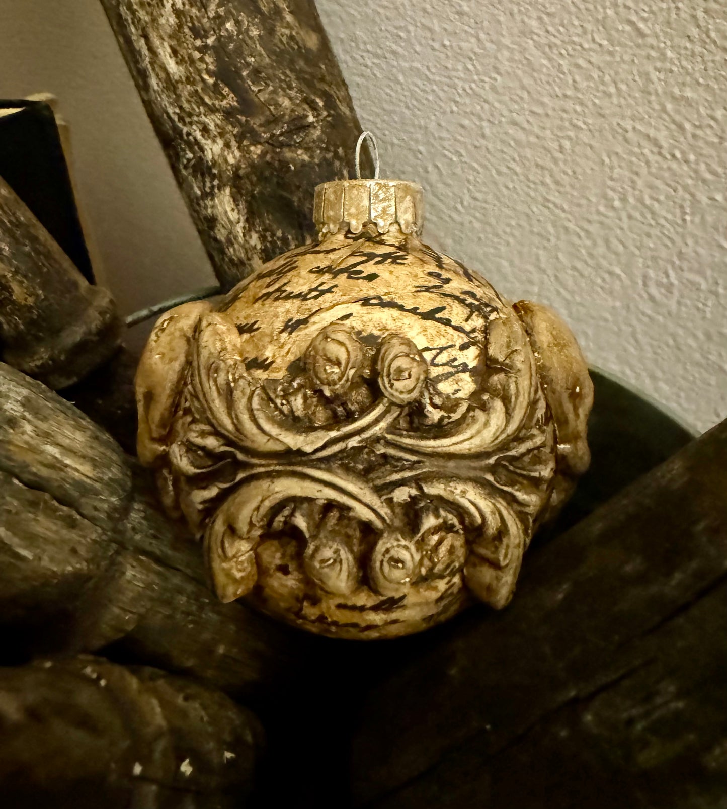 Skull Glass Ornament