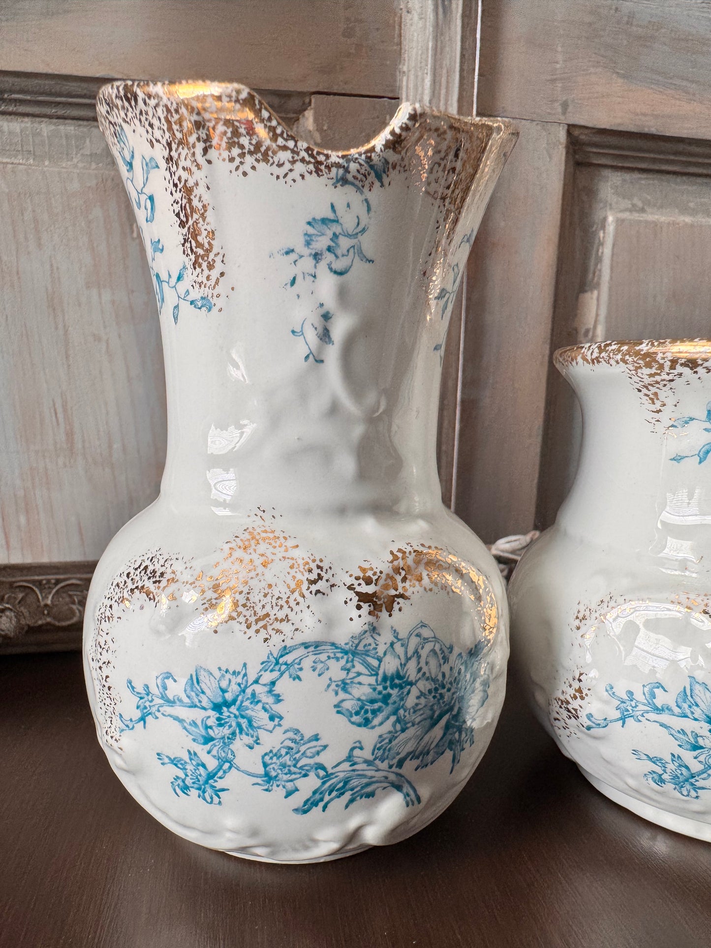 W.H. Grindley & Co. Toothbrush Holder and Rinse Cup (1891-1914)