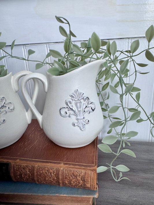 Hand Painted  Ceramic Creamer