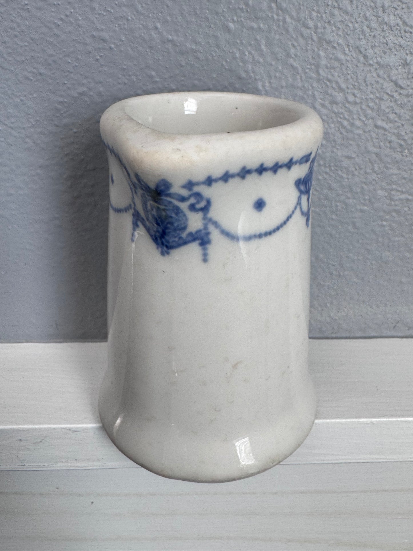 Blue & White Antique Creamer