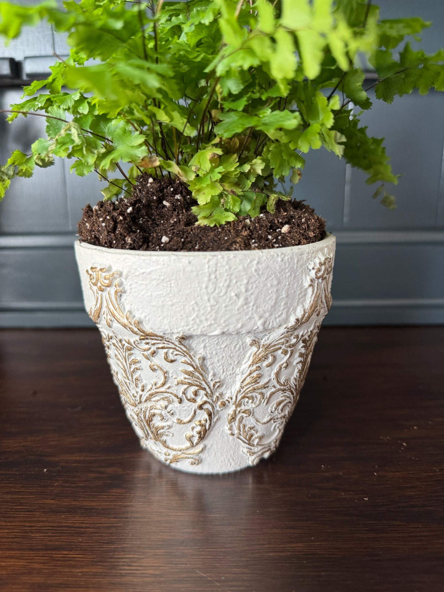 Hand Painted Terracotta Pot