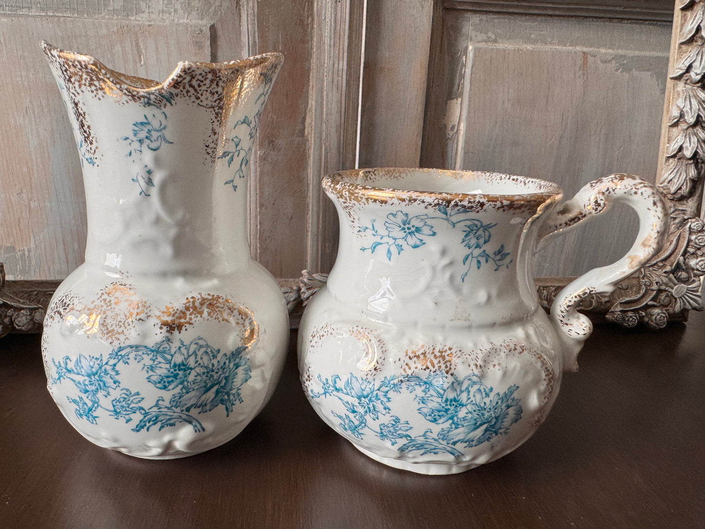 W.H. Grindley & Co. Toothbrush Holder and Rinse Cup (1891-1914)