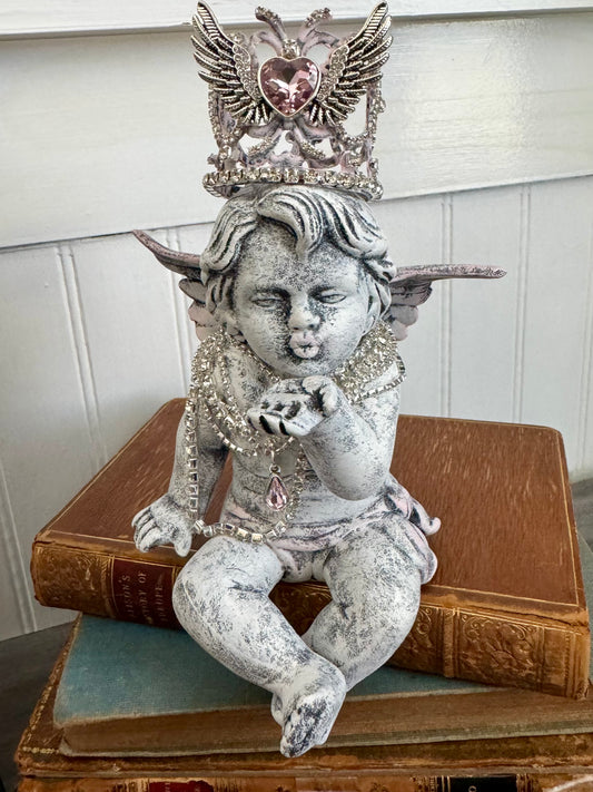 Blowing a Kiss Angel Shelf Sitter