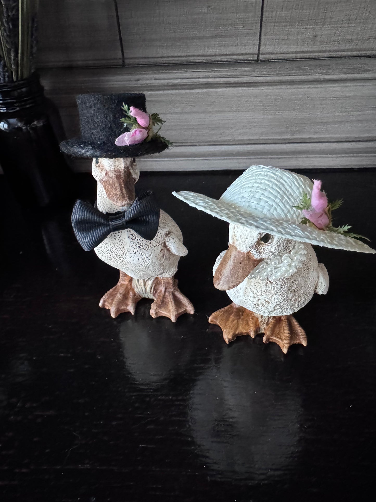 Set of Ducks in Hats