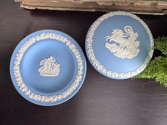 Wedgewood Trinket Dish & Box