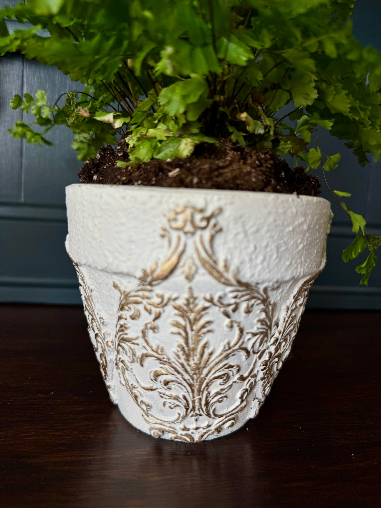 Hand Painted Terracotta Pot
