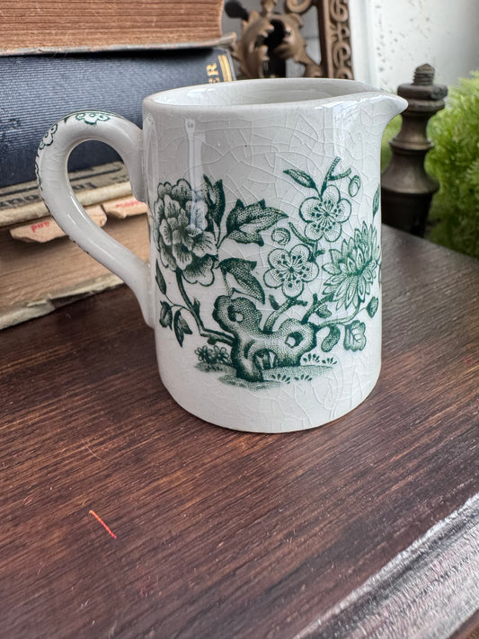 Dorset Green Pattern Creamer