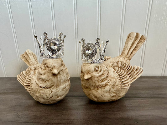 Birds with Jeweled Crown