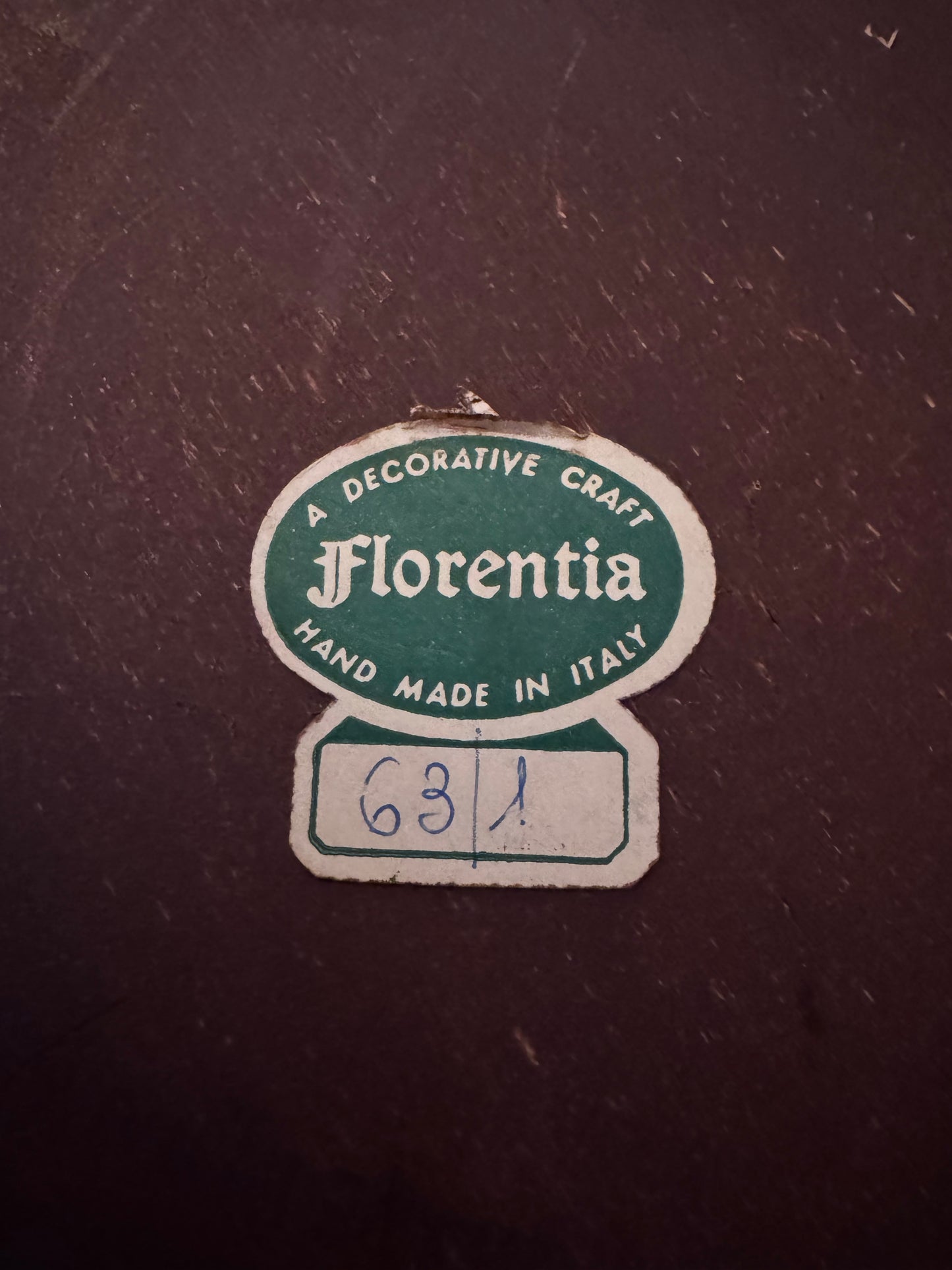 Florentine Plaque