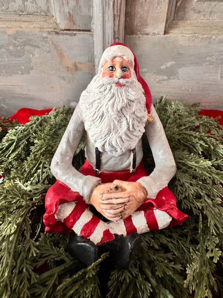 Hand-Refinished Santa Sitter