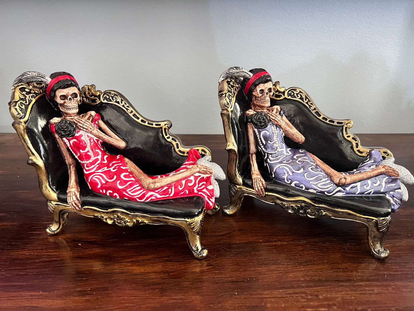 Female Skeleton on Sofa